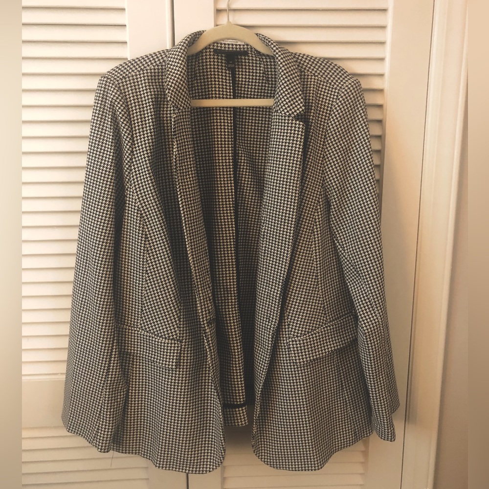 Lane Bryant Blazer Houndstooth size 18